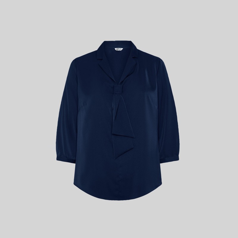 BLUSA MUJER CUELLO SOLAPA