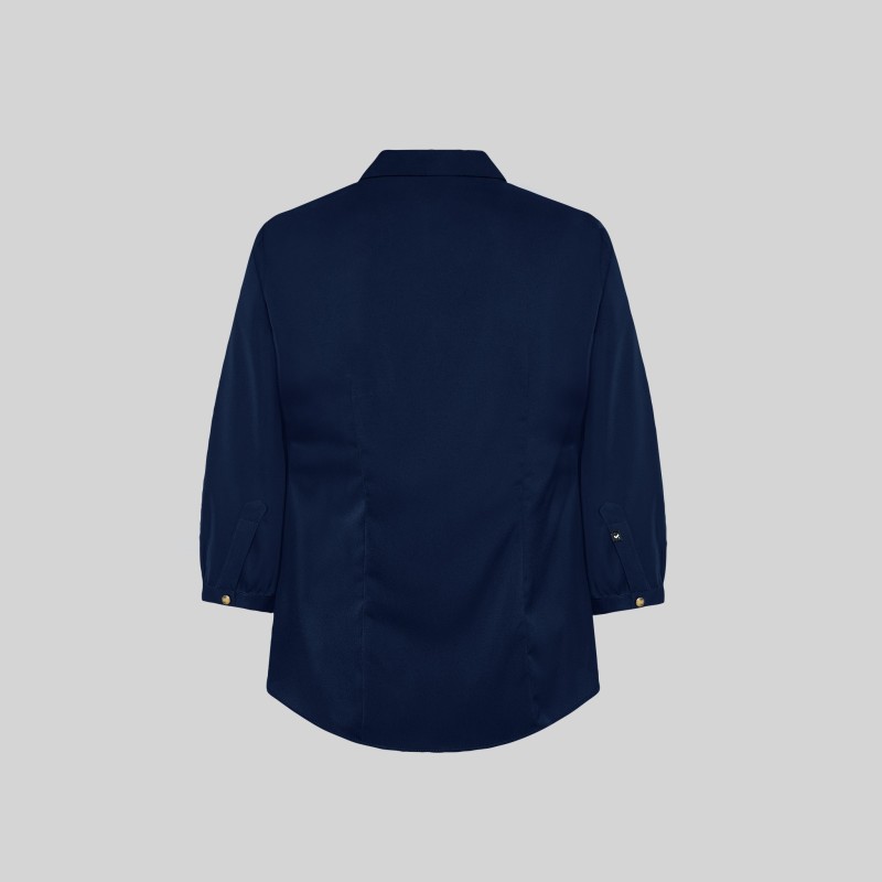 BLUSA MUJER CUELLO SOLAPA