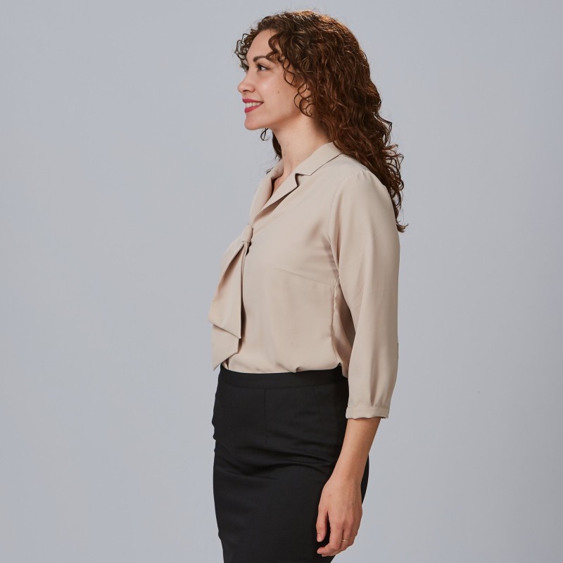 BLUSA MUJER CUELLO SOLAPA