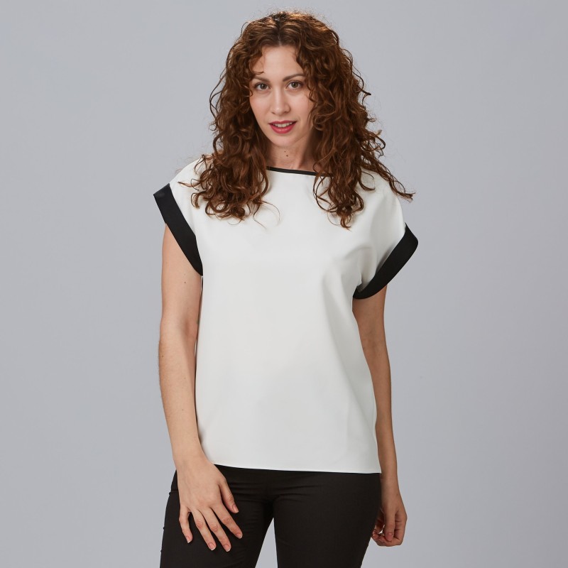 BLUSA MUJER CREPÉ VUELTA