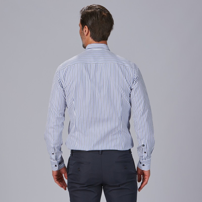 CAMISA HOMBRE RAYAS POPELIN