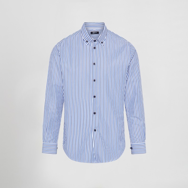 CAMISA HOMBRE RAYAS POPELIN