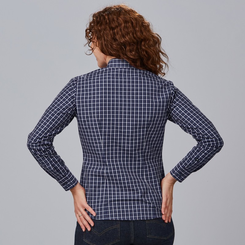CAMISA A CUADROS POPELIN