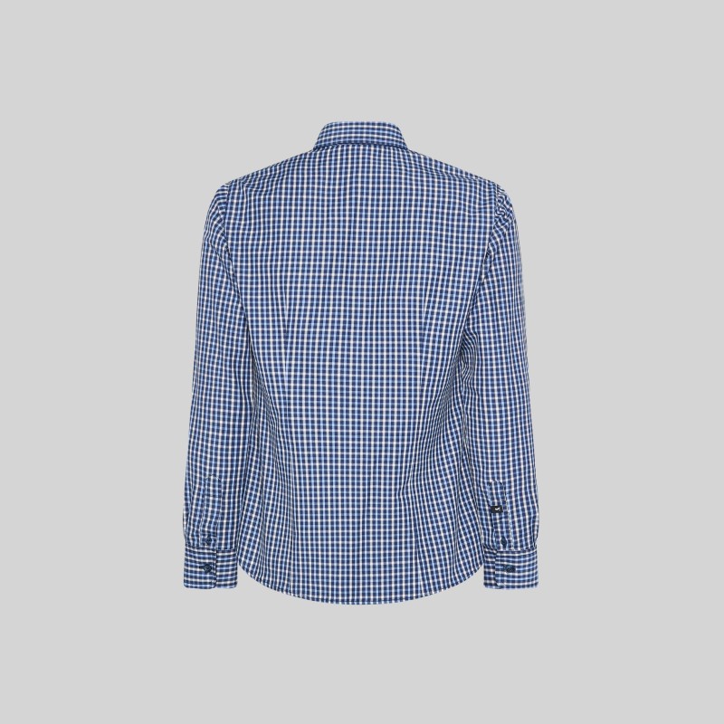 CAMISA A CUADROS POPELIN