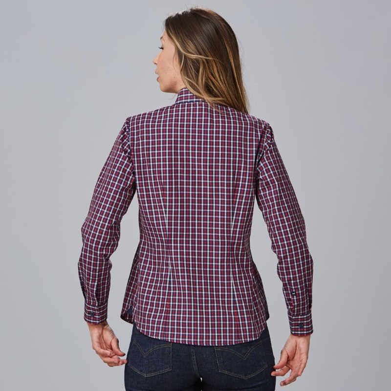 CAMISA A CUADROS POPELIN