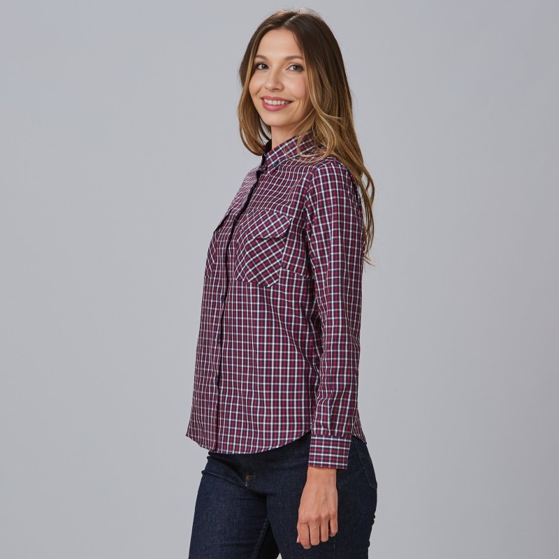 CAMISA A CUADROS POPELIN