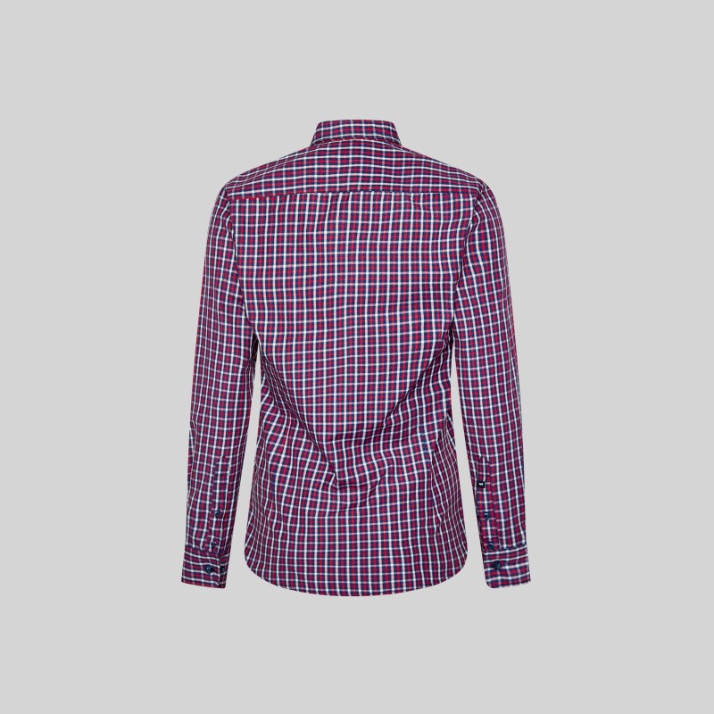 CAMISA A CUADROS POPELIN