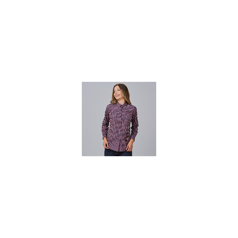 CAMISA A CUADROS POPELIN
