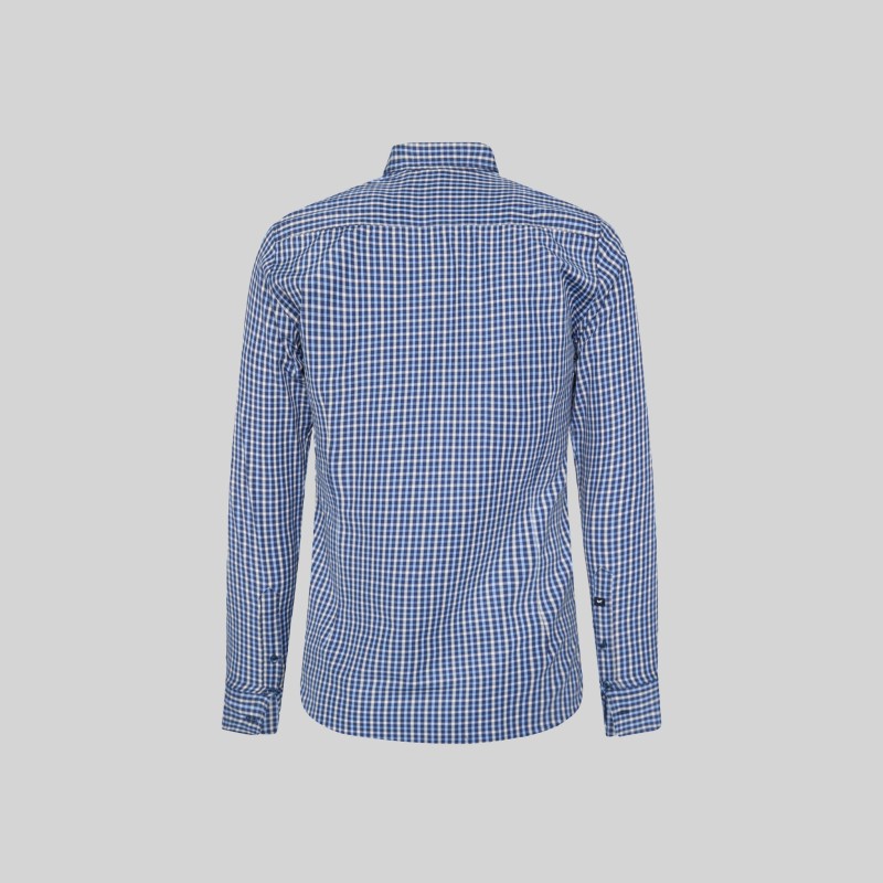 CAMISA A CUADROS POPELIN