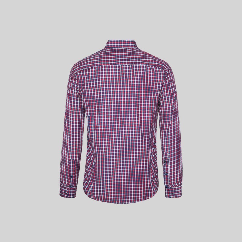 CAMISA A CUADROS POPELIN
