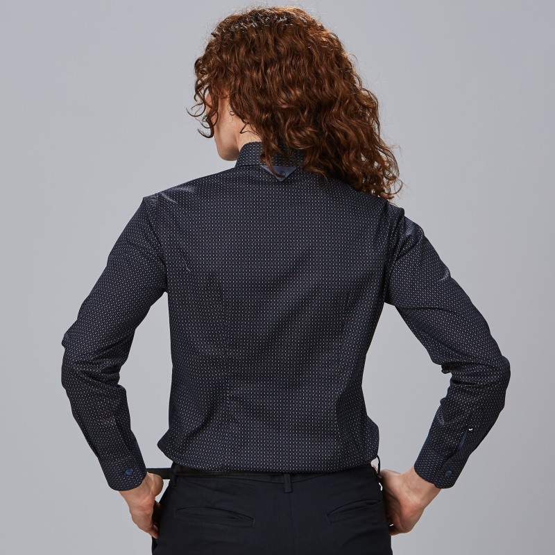 CAMISA POPELÍN PUNTOS