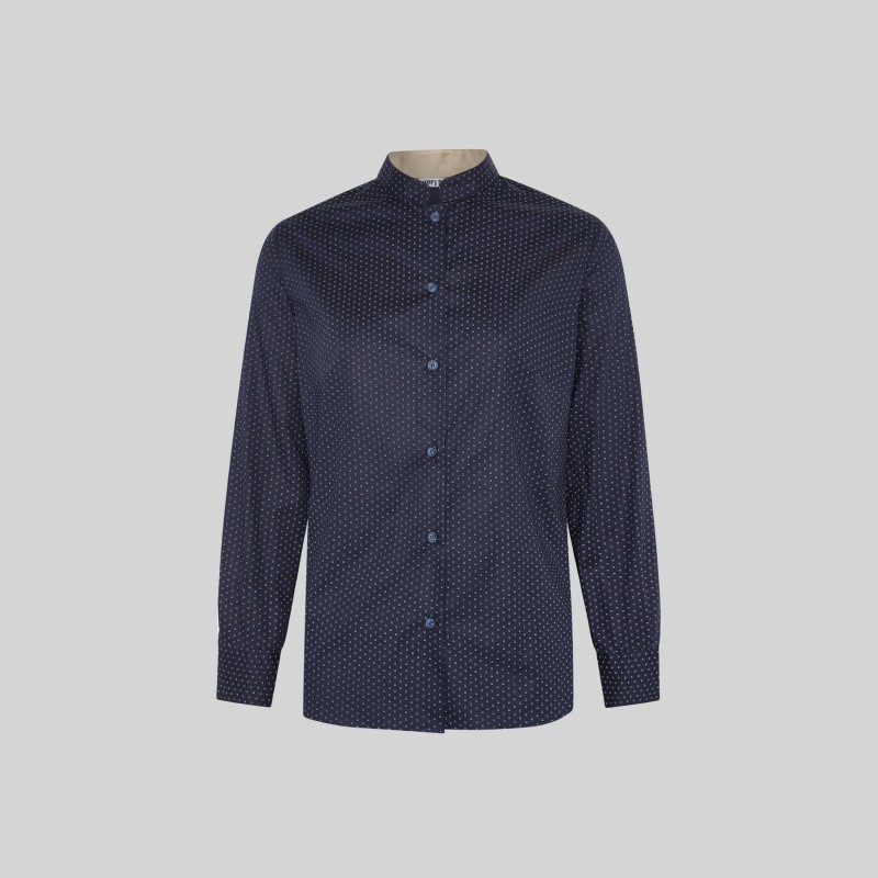 CAMISA PUNTEADO BICOLOR