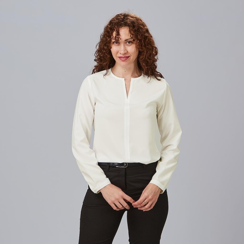 BLUSA CUELLO PICO
