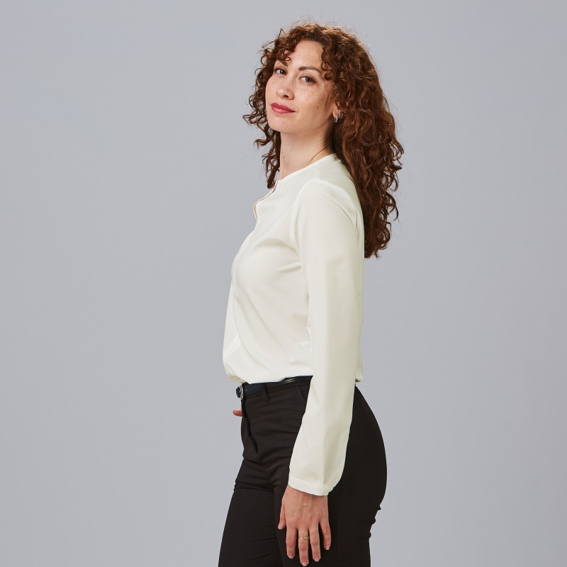 BLUSA CUELLO PICO