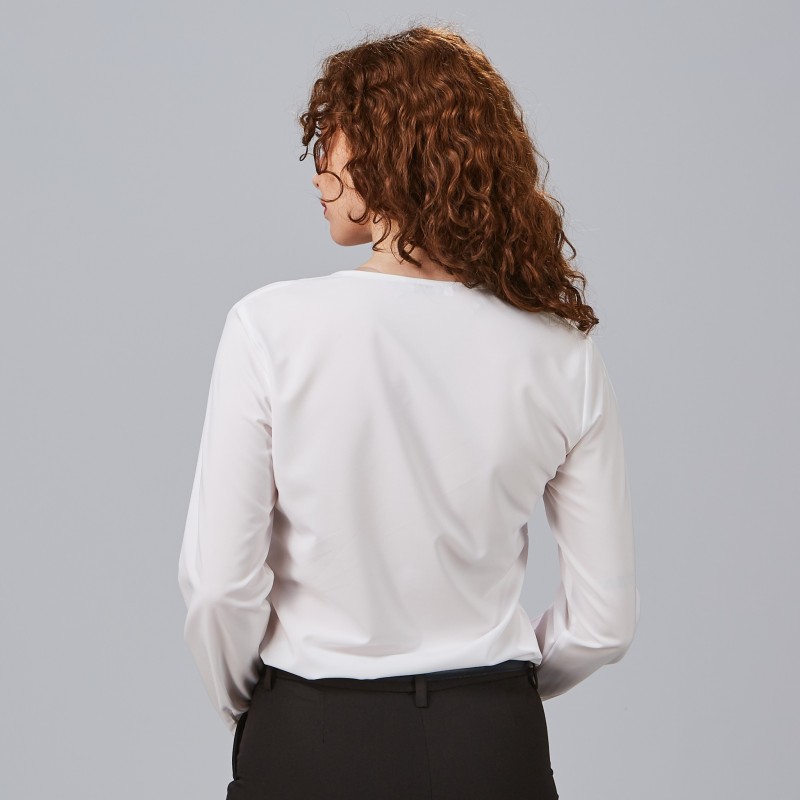 BLUSA CUELLO PICO