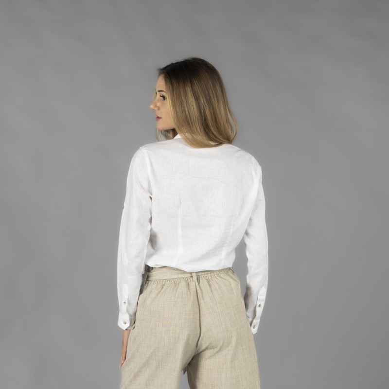 CAMISA MUJER CUELLO MAO