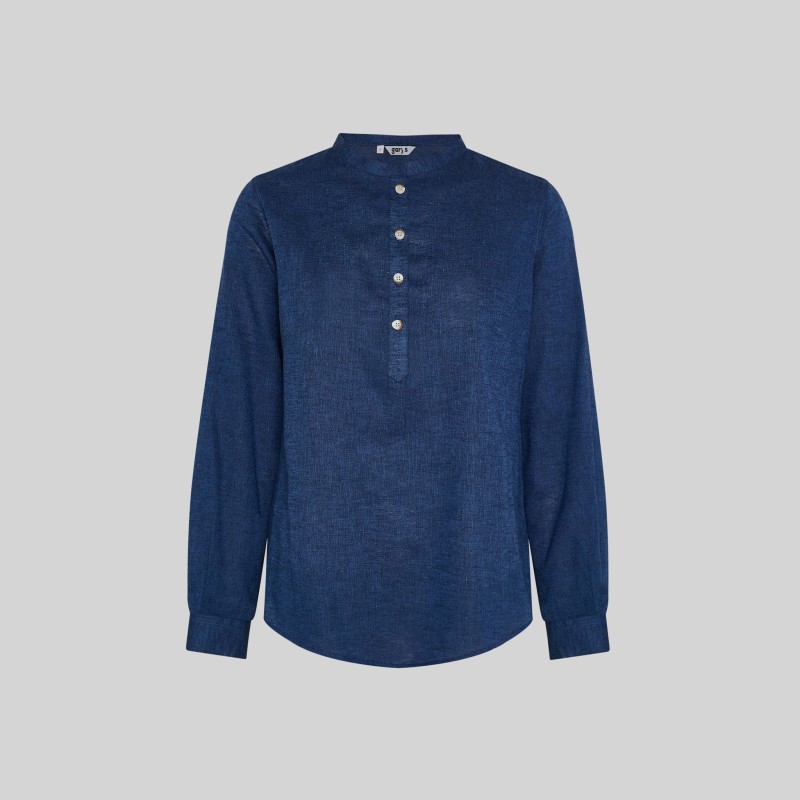 CAMISA MUJER CUELLO MAO
