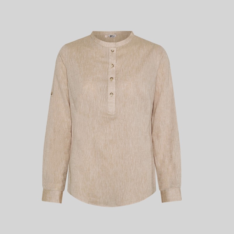 CAMISA MUJER CUELLO MAO