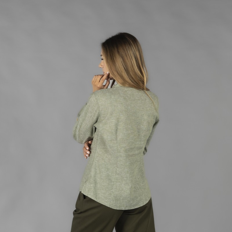 CAMISA MUJER CUELLO MAO