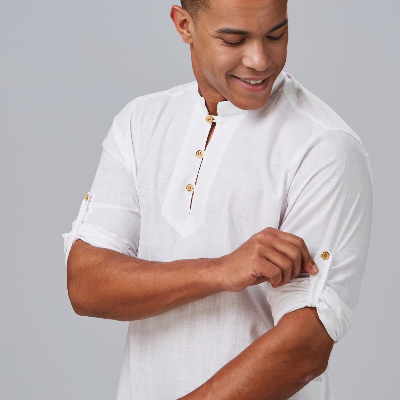 CAMISA PROFESIONAL EN FALSO LINO