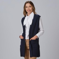 ⭐ CHALECO MUJER CUELLO SOLAPA | Azules de Vergara