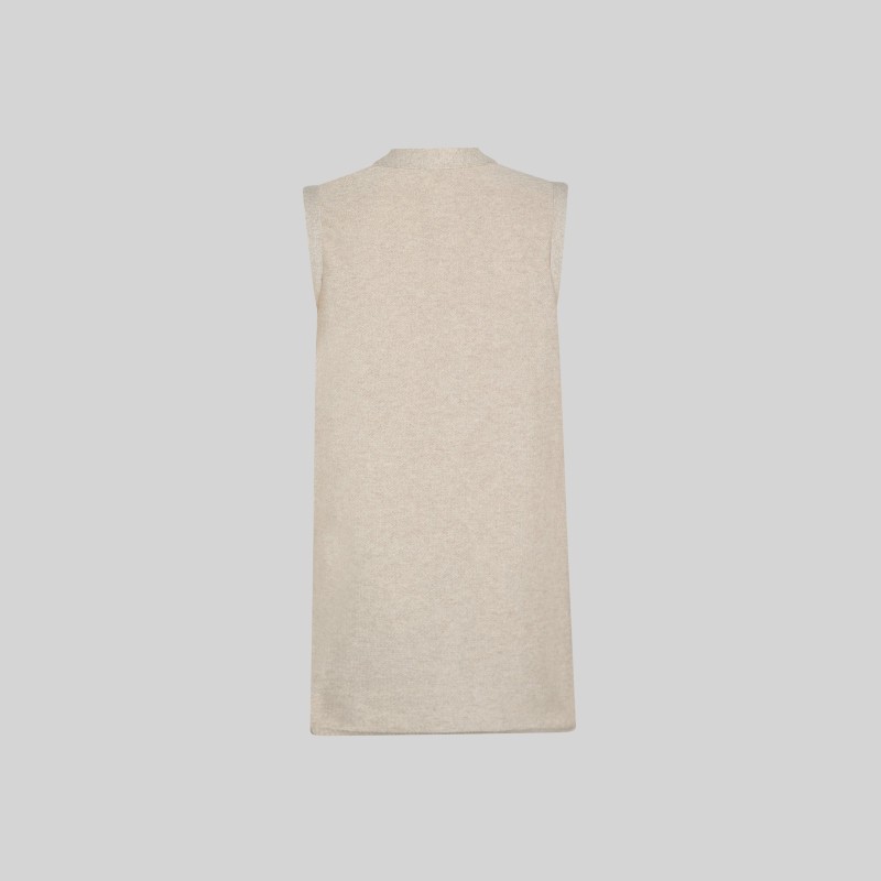 CHALECO MUJER CUELLO SOLAPA