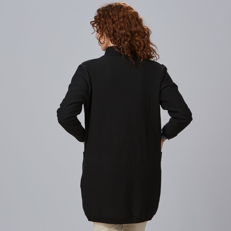 CARDIGAN MUJER CUELLO SOLAPA