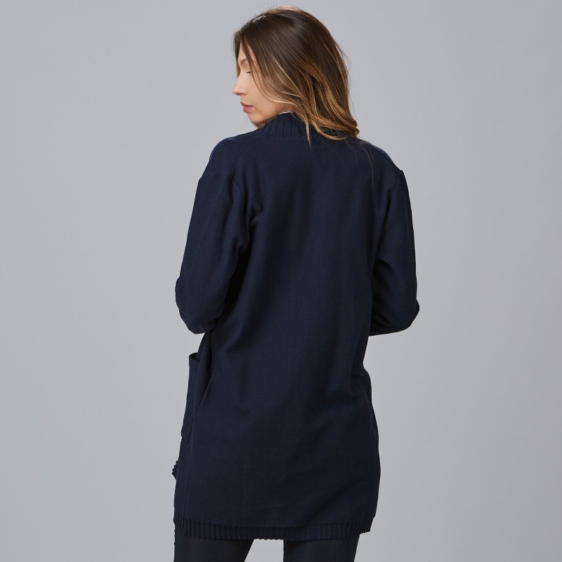 CARDIGAN MUJER CUELLO SOLAPA