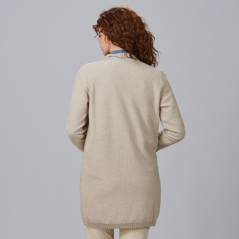 CARDIGAN MUJER CUELLO SOLAPA