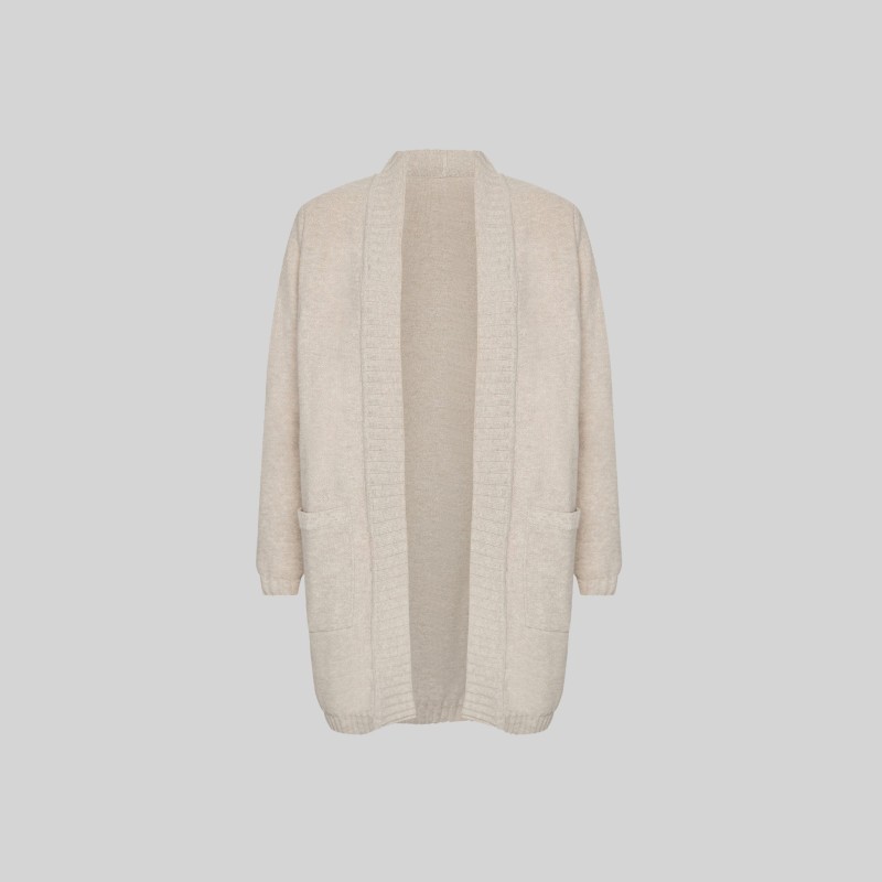 CARDIGAN MUJER CUELLO SOLAPA
