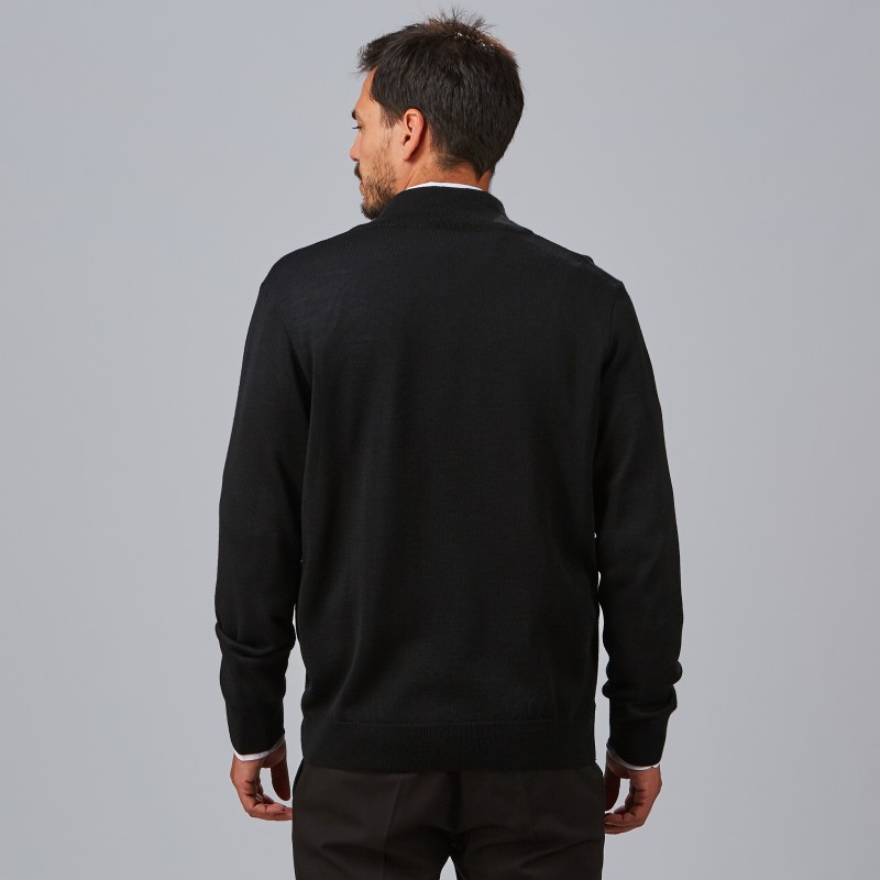 CARDIGAN PUNTO FINO CREMALLERA