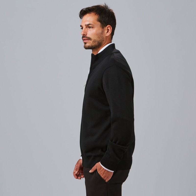 CARDIGAN PUNTO FINO CREMALLERA