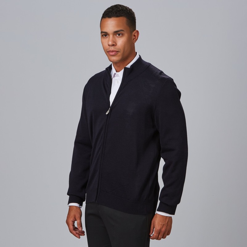 CARDIGAN PUNTO FINO CREMALLERA