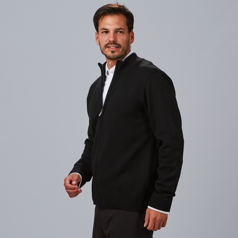 CARDIGAN PUNTO GRUESO CREMALLERA