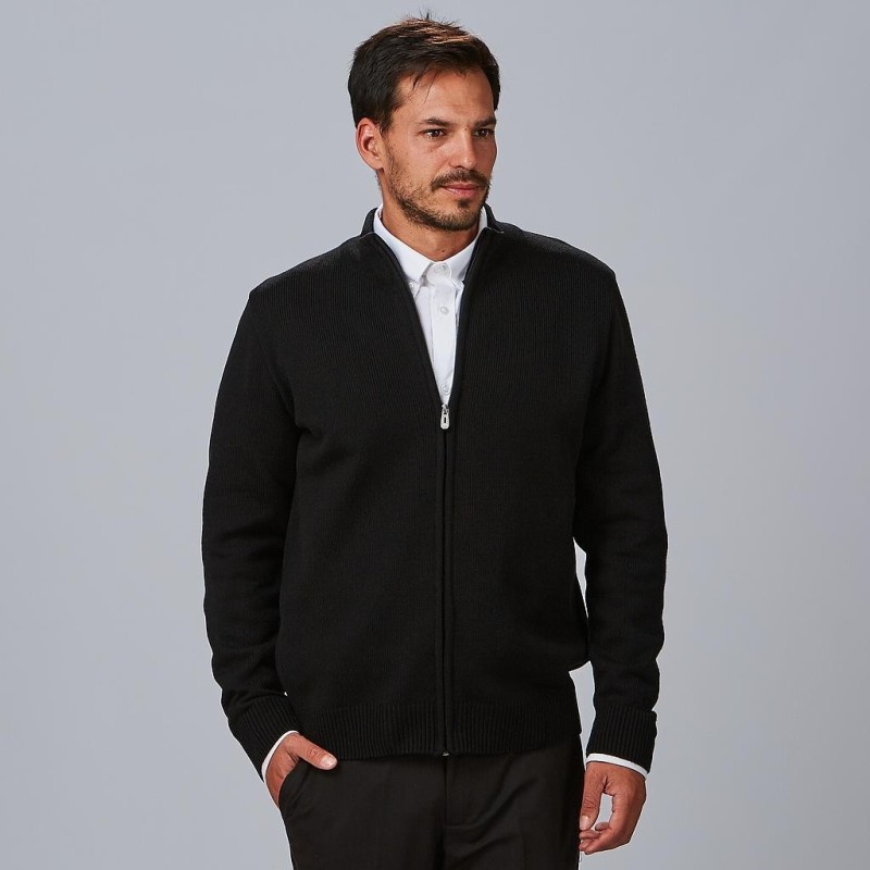 CARDIGAN PUNTO GRUESO CREMALLERA