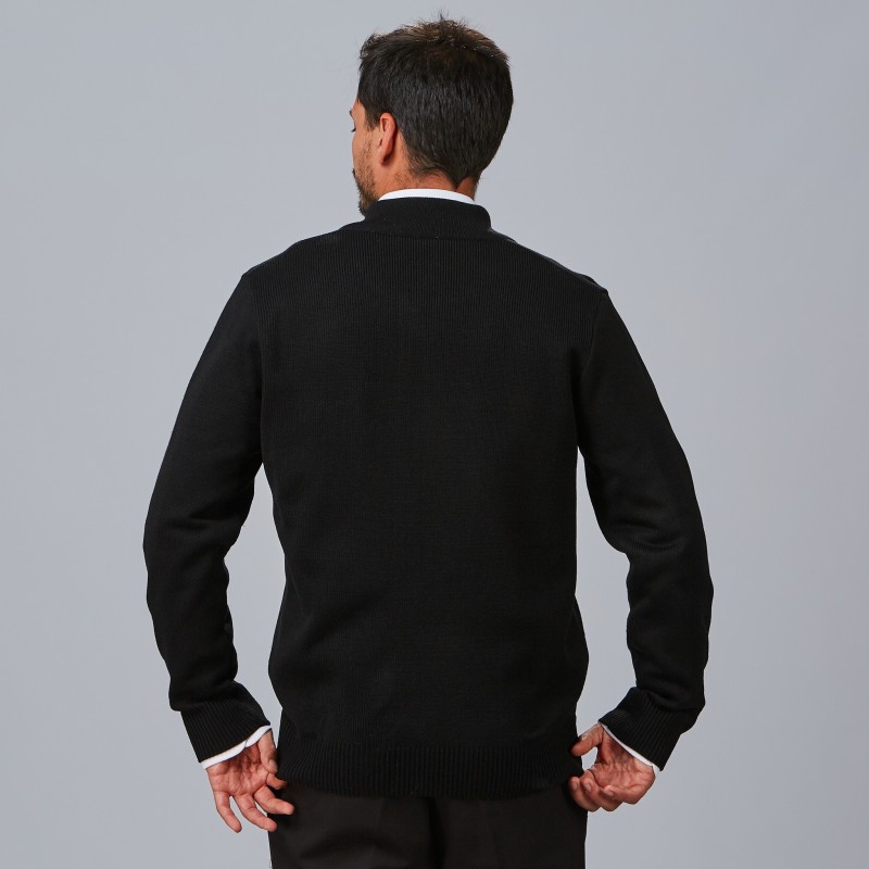 CARDIGAN PUNTO GRUESO CREMALLERA