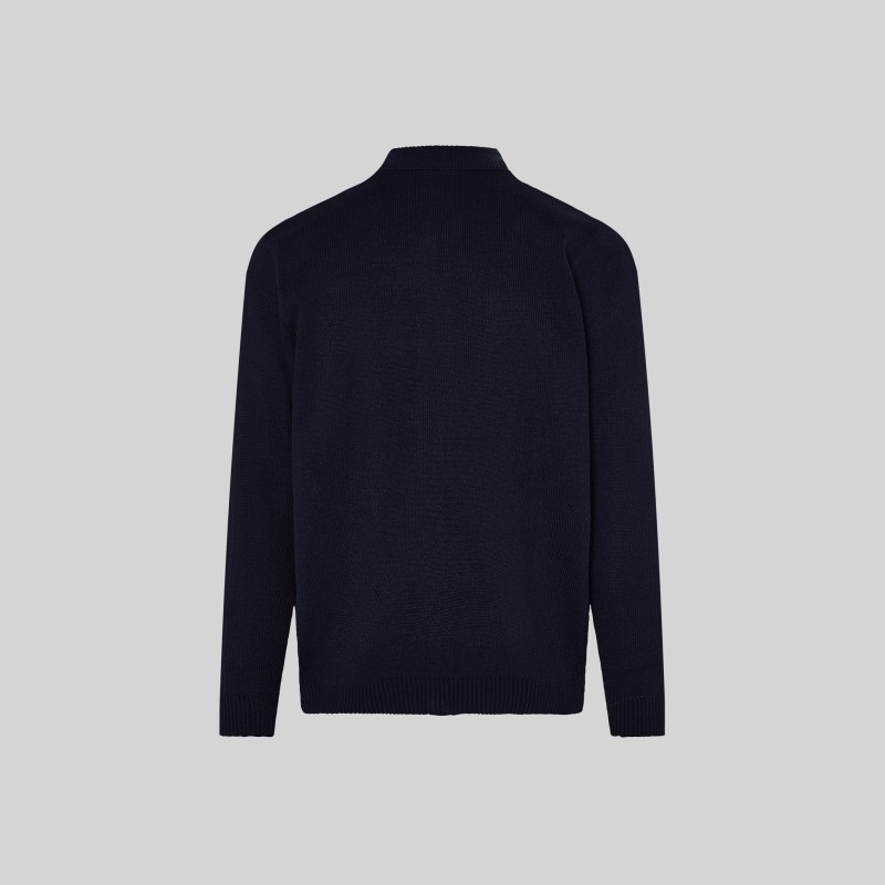 CARDIGAN PUNTO GRUESO CREMALLERA