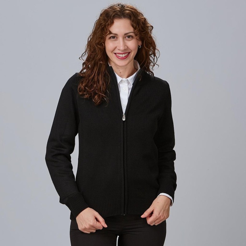 CARDIGAN PUNTO GRUESO CREMALLERA