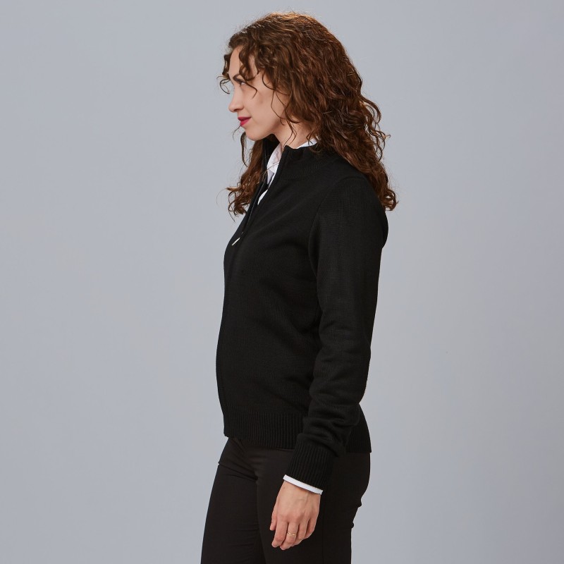 CARDIGAN PUNTO GRUESO CREMALLERA