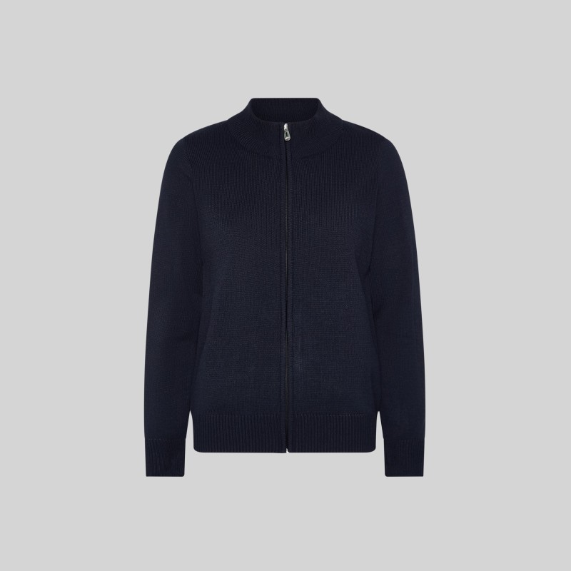 CARDIGAN PUNTO GRUESO CREMALLERA