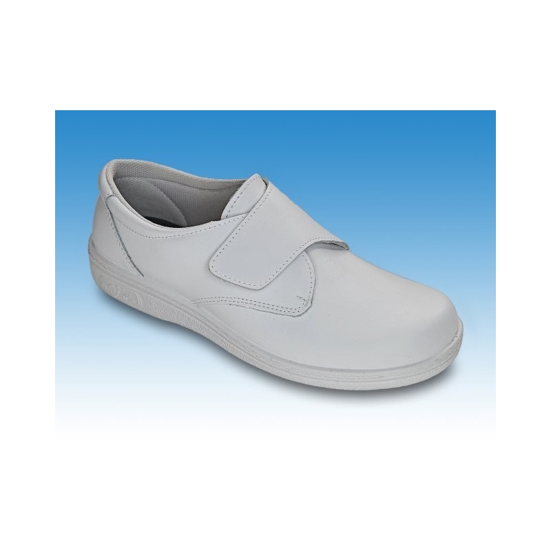 ZUECO PIEL CIERRE VELCRO