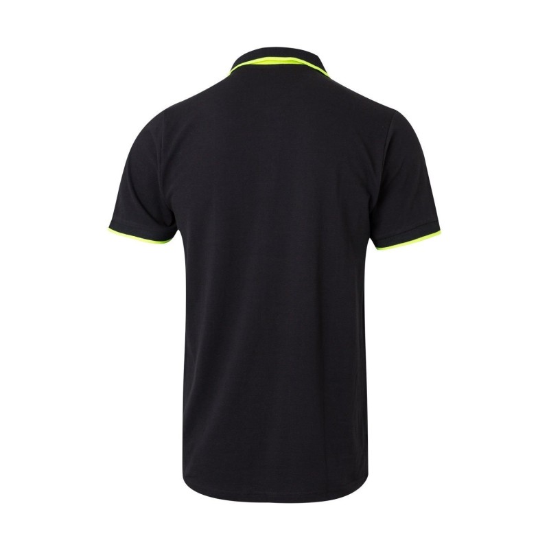 POLO BICOLOR RAYA MANGA CORTA