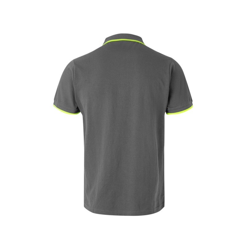 POLO BICOLOR RAYA MANGA CORTA