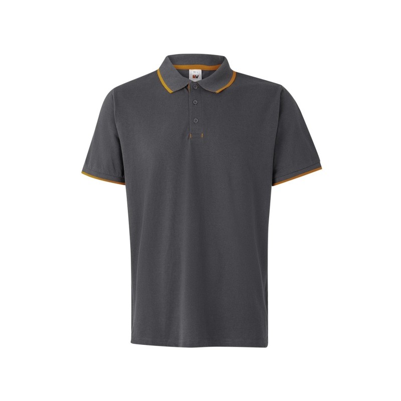 POLO BICOLOR RAYA MANGA CORTA