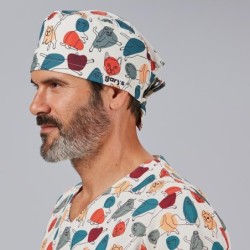 ⭐ GORRO SANITARIO DE MICROFIBRA AJUSTABLE | Azules de Vergara