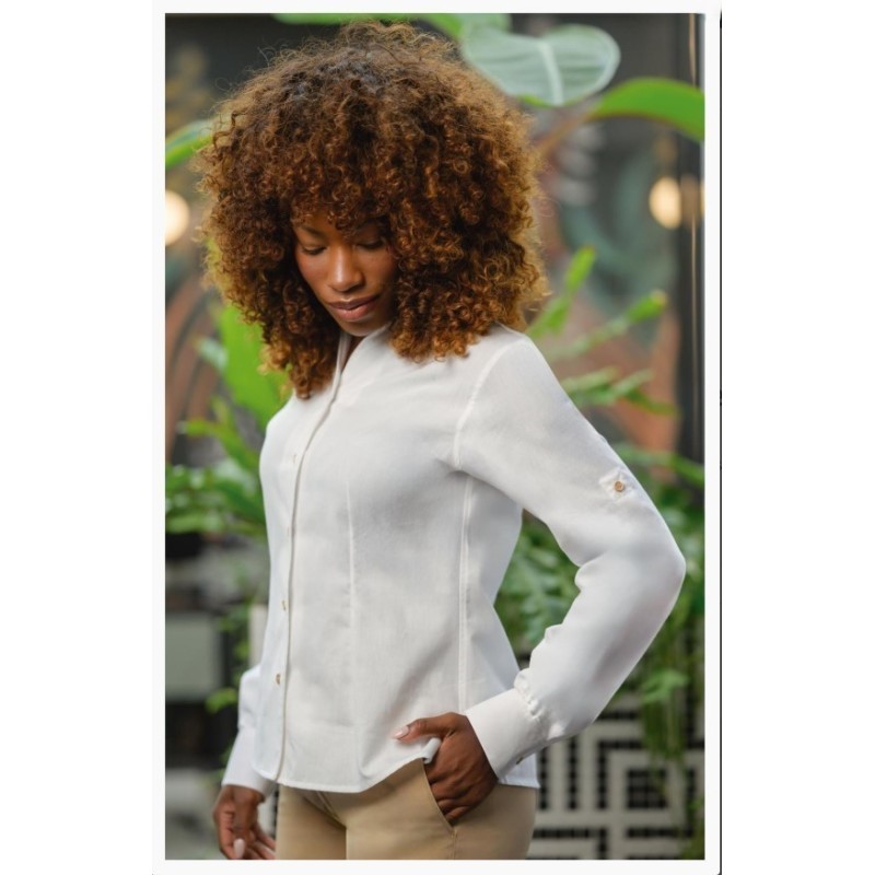 BLUSA LINO SUAVE ELEGANCIA
