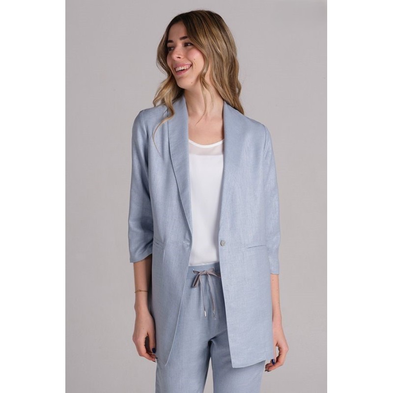 CHAQUETA SANITARIA MUJER TRES CUARTOS