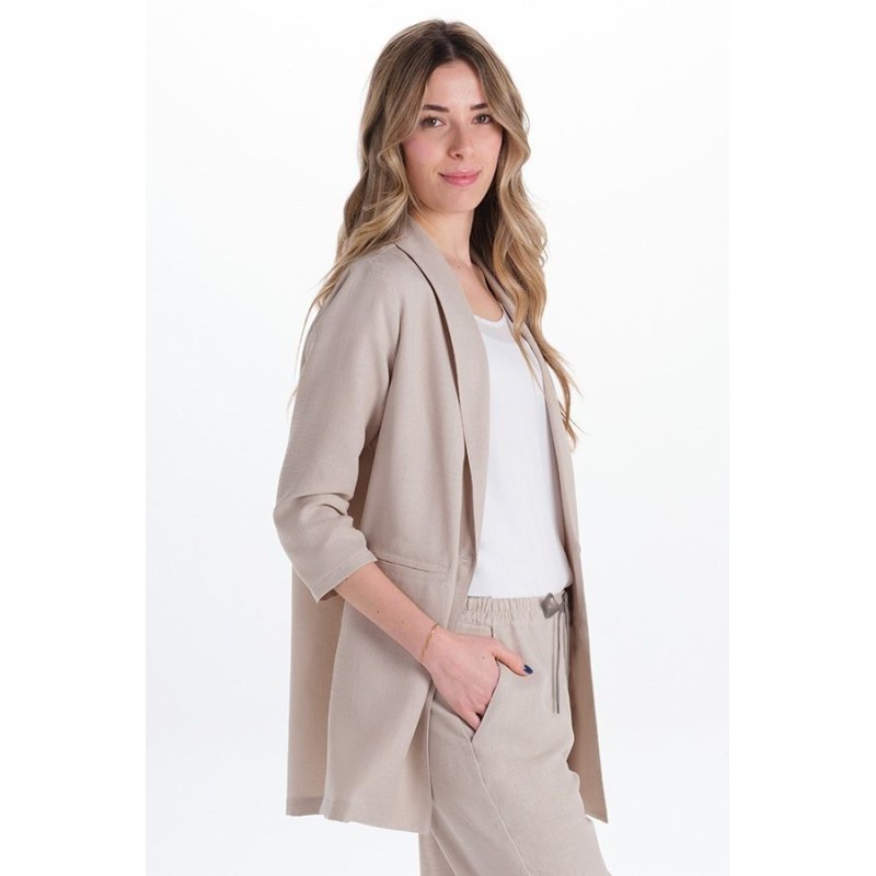 CHAQUETA SANITARIA MUJER TRES CUARTOS