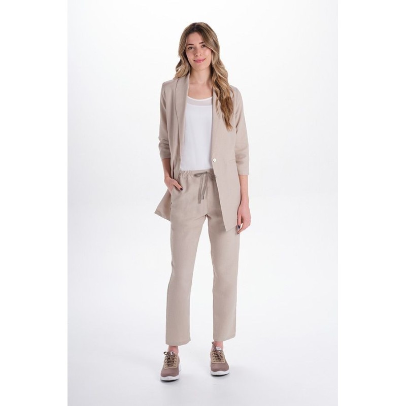 CHAQUETA SANITARIA MUJER TRES CUARTOS