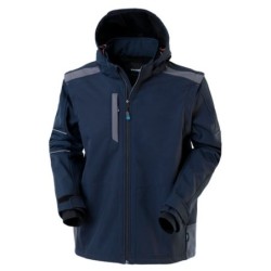 ⭐ CHAQUETA SOFTSHELL PROFESIONAL IMPERMEABLE TRANSPIRABLE | Azules de Vergara